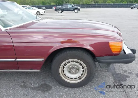 1985 Mercedes-Benz 380 Sl z USA, uszkodzony, nr VIN WDBBA45C0FA026342